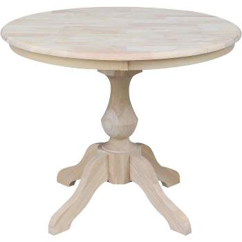 International Concepts 36 inches Round Top Pedestal Table - 28.9 inchesH