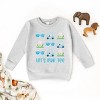 The Juniper Shop Let's Par Tee Sunglasses Toddler Sweatshirt - 2 of 4