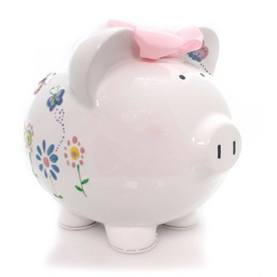 Bank 8.0" Flutterflies Bank Save Money Gift  -  Decorative Banks