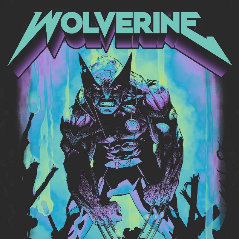 Men&#39;s Disney Wolverine Short Sleeve Graphic T-Shirt - Black, 3 of 4