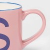 16oz Stoneware Monogram Mug - Opalhouse™ - image 3 of 3