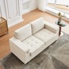 70'' Cloud Couch – Mid-Century Chenille Sofa, Deep Seat, USB Ports, Side Pockets, No Assembly - 2 of 4