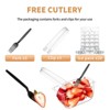Aoibox Chilled Condiment Server with Lid, 5 Removable Compartments, Clear Icy Tray for Party Serving, Bar Garnish Holder, Ideal for BBQ, Picnic, etc. - 2 of 4