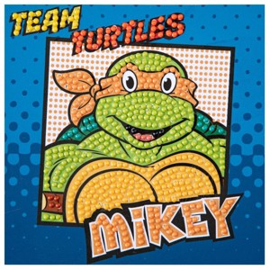DIAMOND DOTZ Quick DOTZ TMNT Michelangelo Mikey Diamond Art Painting Kit 5.1" X 5.1" - 1 of 4