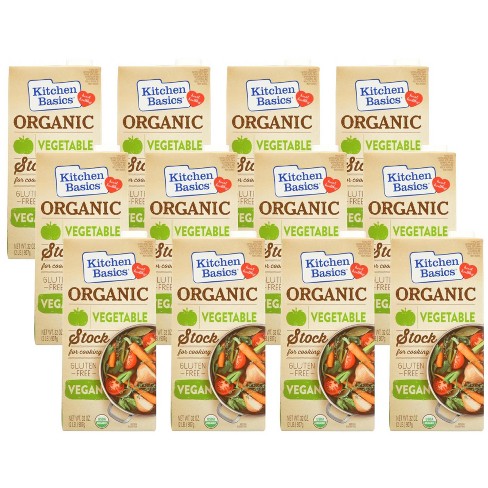 Kitchen Basics Organic Vegetable Stock - Case Of 12/32 Oz : Target