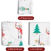 4 Piece Christmas Pattern Sheet Set - Soft, Wrinkle-Resistant Holiday Bedding - CGK Linens - 2 of 4
