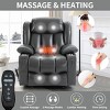 Power Lift Recliner Chair,Rising Recliner Chair With Vibration Massage And Lumbar Heating,Cup Holders,Reclining Chairs For Seniors-Cuddlewood - 3 of 4