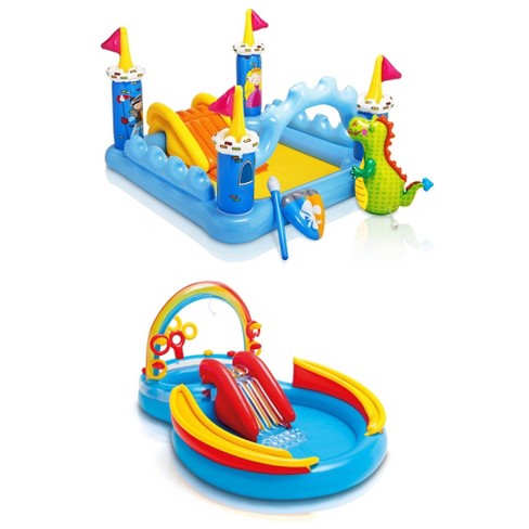 Intex castle hot sale pool