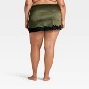 Women's Satin & Lace Lingerie Skirt - Auden™ - 2 of 3