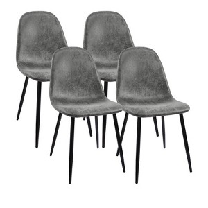 NicBex  Set of 4 Modern Dining Chairs,Upholstered Kitchen Chairs with Metal Legs for Kitchen,Living Room - 1 of 4