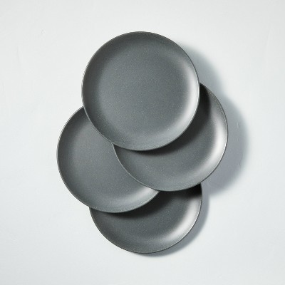 Solid Bamboo-Melamine Dinner Plate Dark Gray - Hearth & Hand™ with Magnolia