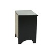 NicBex Contemporary Nightstand 2 Drawers Wooden Side Table with Metal Knobs End Table for Bedroom, Living Room - 4 of 4