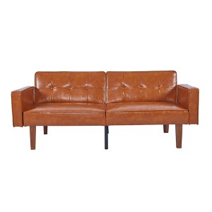 IULULU Sofa Bed, Convertible Memory Foam Futon  Couch for Living Room - 1 of 4