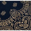 CTM Metallic Gold Paisley Print Bandana - 2 of 4