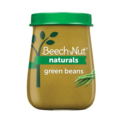 Beech-Nut Non-GMO Naturals Green Beans Baby Food Jar - 4oz