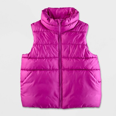 Kids' Solid Puffer Vest - All In Motion™