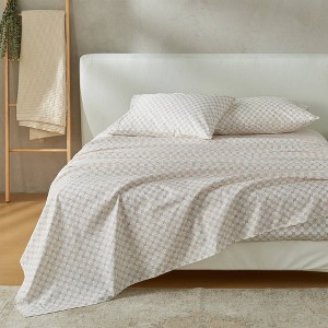 Patina Vie Floral Cotton Percale Vintage Printed Floral Sheet Set - 1 of 4