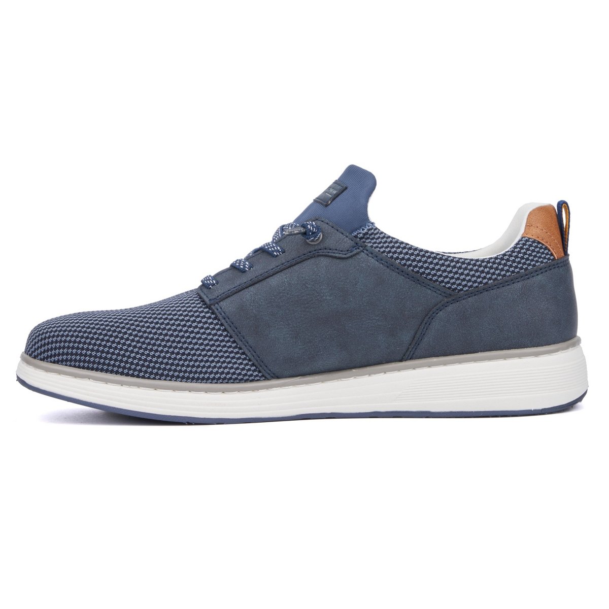 Мужские Reserved Footwear New York Men's Maxon Low Top Sneakers - NAVY, 11 — фото 3