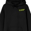 The Exorcist You Possess My Heart Long Sleeve Black Adult Hooded Sweatshirt - 2 of 4