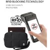 Puffer Wristlet Wallets for Women RFID Nylon Wallet with Zipper Quilted Purse - 3 of 4