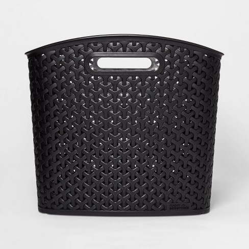 Y-weave Xl Curved Decorative Storage Basket Black - Room Essentials ...