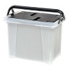 Iris Usa Portable Letter Size File Box With Handle For Hanging
