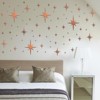 82pcs Acrylic Meteor Star Mirror Wall Stickers - Self-Adhesive, Waterproof, Children Room Decor, Kindergarten Wall Art, Bedroom Decoration - 2 of 4