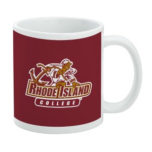 Rhode Island College Primary Logo Ceramic Coffee Mug Novelty Gift Mugs for Coffee Tea and Hot Drinks 11oz White - 1 of 4