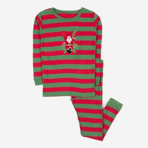 Leveret Kids Two Piece Cotton Christmas Pajamas - 1 of 3