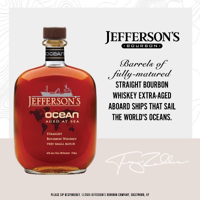 Jefferson's Ocean Aged at Sea Bourbon Whiskey - 750ml Bottle