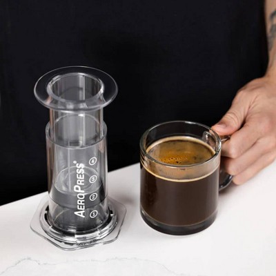Clear Tritan Portable Coffee Press with 3-in-1 Brew Technology