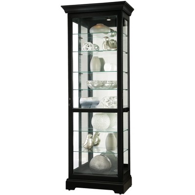 Howard Miller 680660 Chesterbrook Iii Curio Cabinet 680660 Black Satin