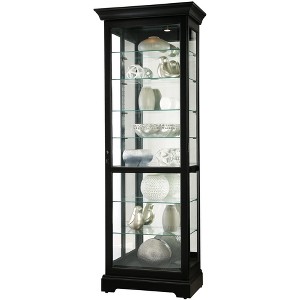 Howard Miller 680660 Chesterbrook Iii Curio Cabinet 680660 Black Satin - 1 of 4