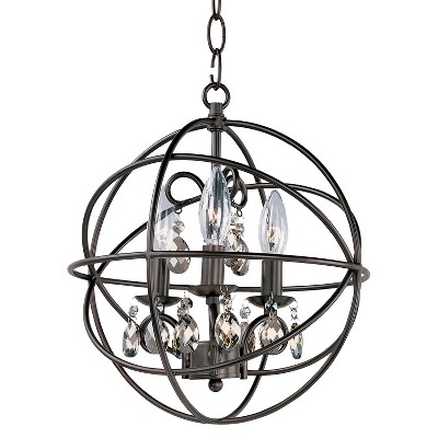 14" Orbit 3-Light Pendant Oil Rubbed Bronze - Maxim