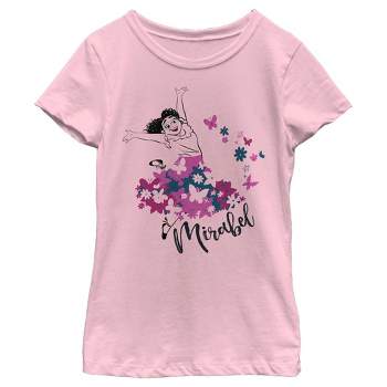 Girl's Encanto Mirabel Butterflies T-Shirt