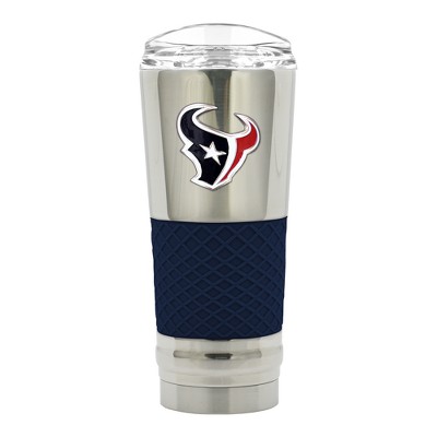 NFL Houston Texans 24oz Draft Tumbler with Chrome Finish