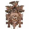9" Traditional Wooden Cuckoo Clock with Pendulum & Night Shut-Off Feature By River City Clocks - 2 of 3