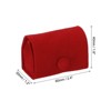 Unique Bargains Velvet Cloth Buckle Closure Portable Jewelry Holder for Rings Earrings - 2 of 4