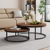 Modern Nesting Coffee Tables - Space-Saving - 3 of 4