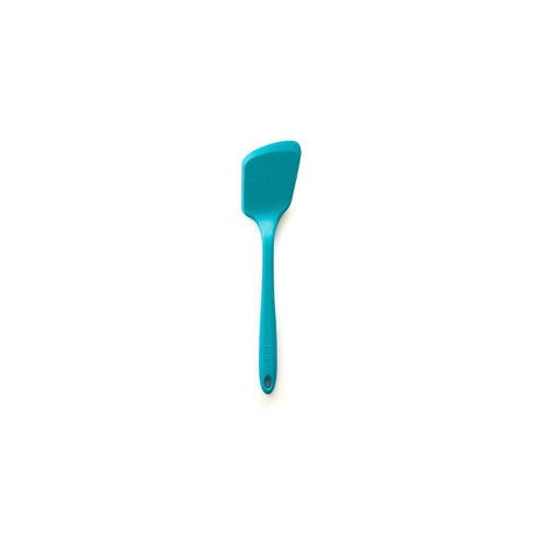 3-Piece Squeegee Scraper Spatula Set Teal Silicone Kitchen Cooking