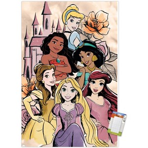 Trends International Disney Ultimate Princess Celebration - Castle Group Unframed Wall Poster Prints - 1 of 4