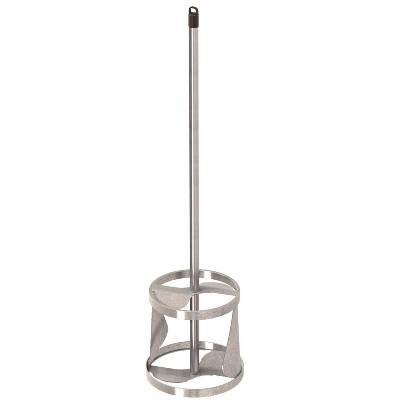 Bon Tool 15-181 Mud and Resin Mixer - Stainless Steel 5-inch Diameter - 19-inch Shaft