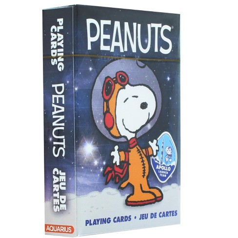 Nmr Distribution Peanuts Snoppy In Space Playing Cards 52 Card Deck 2 Jokers Target