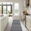 Geometric Rug for Living Room Washable Area Rugs, Non-Slip Bathroom Stain Resistant Floor Carpet - 2 of 4
