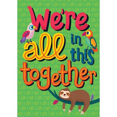 One World We're All in This Together Poster - Carson Dellosa