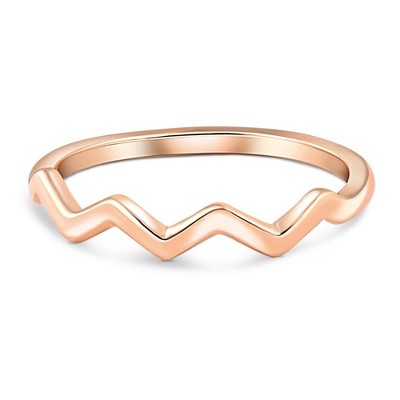 Pompeii3 Stackable Women's Ring Wedding Band in 14k White, Rose, or Yellow Gold
