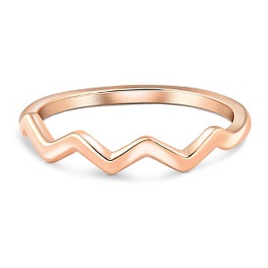 Pompeii3 Stackable Women's Ring Wedding Band in 14k White, Rose, or Yellow Gold - 1 of 4