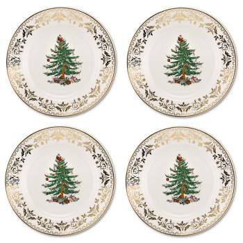 Spode Christmas Tree Salad Plates, Set Of 4 : Target