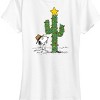 Women's - Peanuts - Spike Joe Cactus Christmas Short Sleeve Graphic T-Shirt - 2 of 4