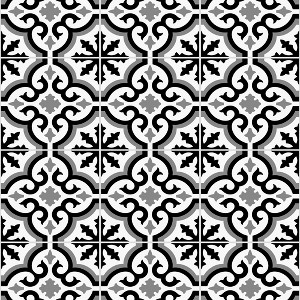 Transform Grecian Black Peel and Stick Wallpaper - 1 of 4